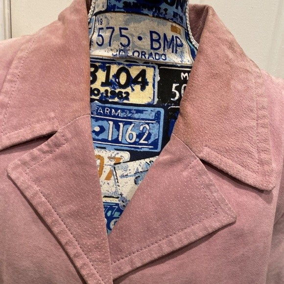 Pink Suede Jacket by Passport Woman - Picture 2 of 3